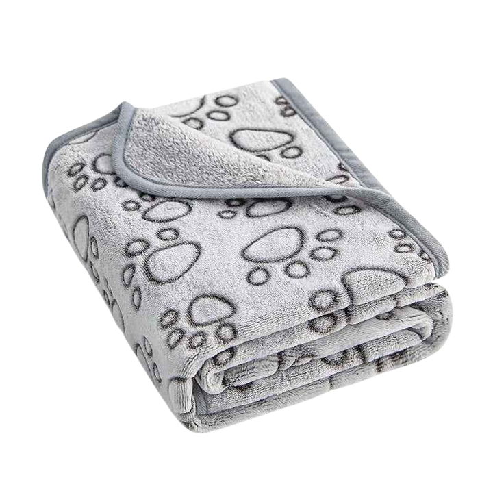 The Byron Pawprint Dog Blanket